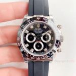 Highest Quality Copy Rolex Daytona SS Rubber Strap Watch Noob Daytona 4130